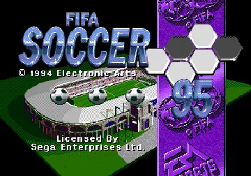 FIFA Soccer 95 (Korea) (En,Fr,De,Es) screen shot title